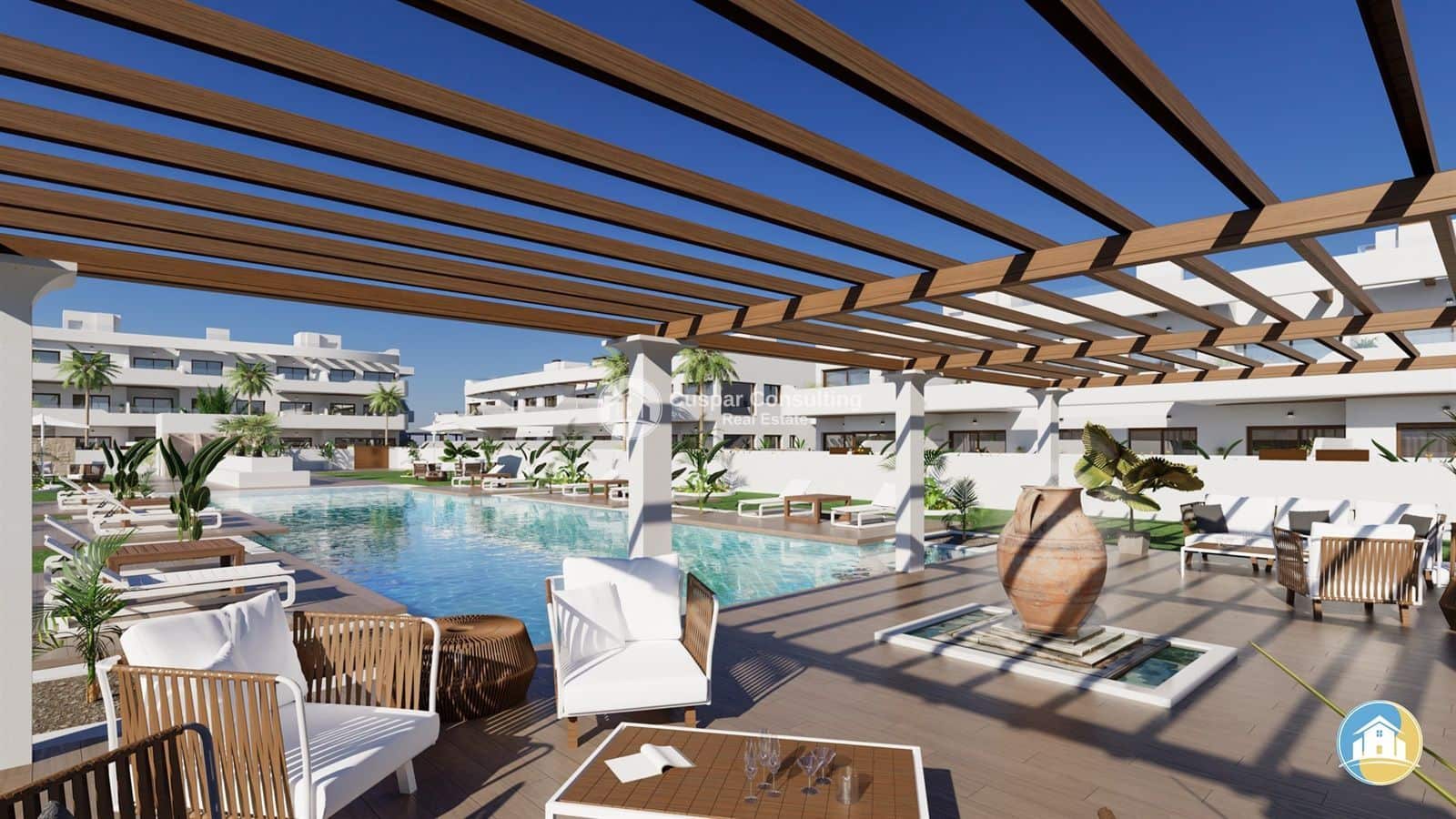 3 soveværelse Penthouse til salg i Los Alcazares med swimmingpool garage - € 304.000 (Ref: 8625410)