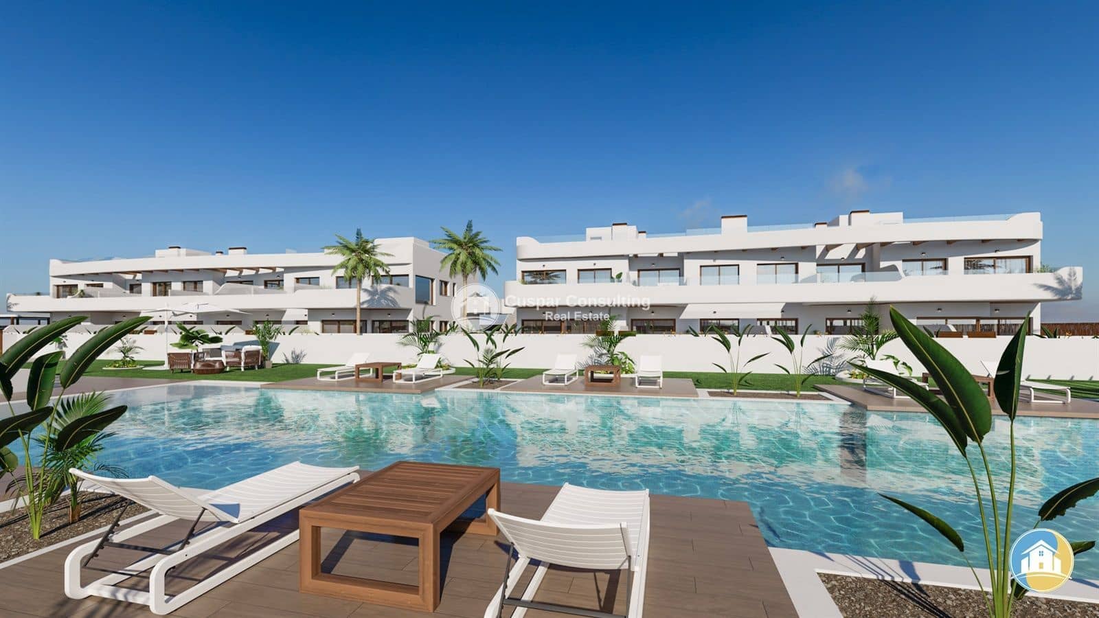 3 soveværelse Penthouse til salg i Los Alcazares med swimmingpool garage - € 309.000 (Ref: 8625410)