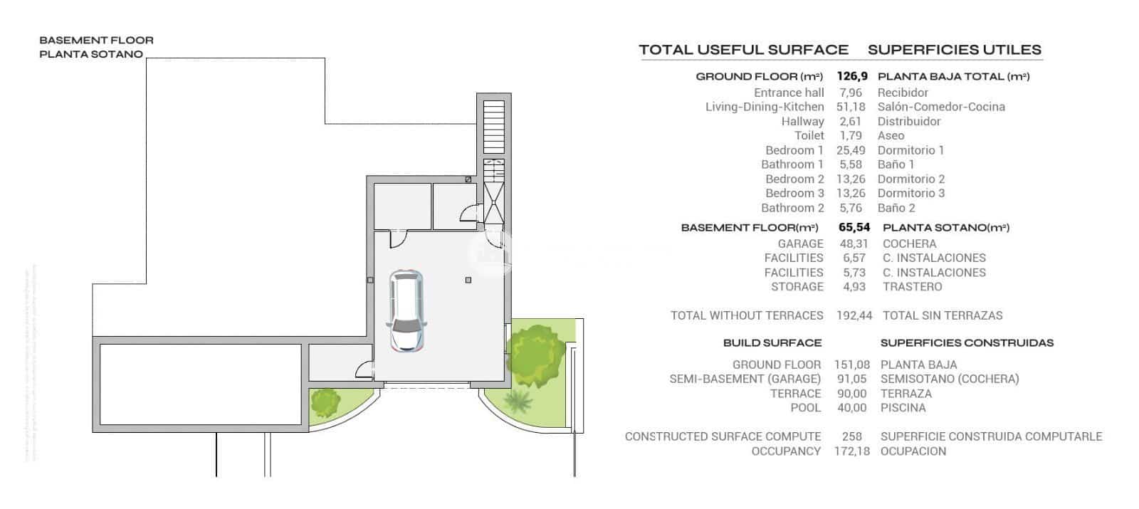 3 soverom Villa til salgs i Dehesa de Campoamor med svømmebasseng garasje - € 900 000 (Ref: 8625881)