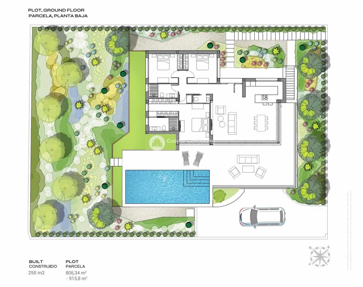 3 soverom Villa til salgs i Dehesa de Campoamor med svømmebasseng garasje - € 900 000 (Ref: 8625881)