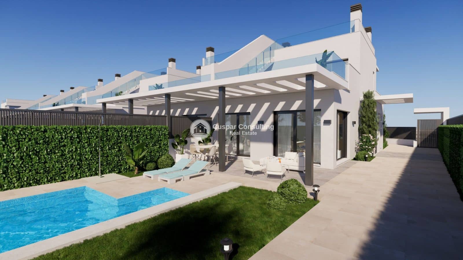 3 soveværelse Villa til salg i Los Alcazares med swimmingpool garage - € 1.390.000 (Ref: 8626210)