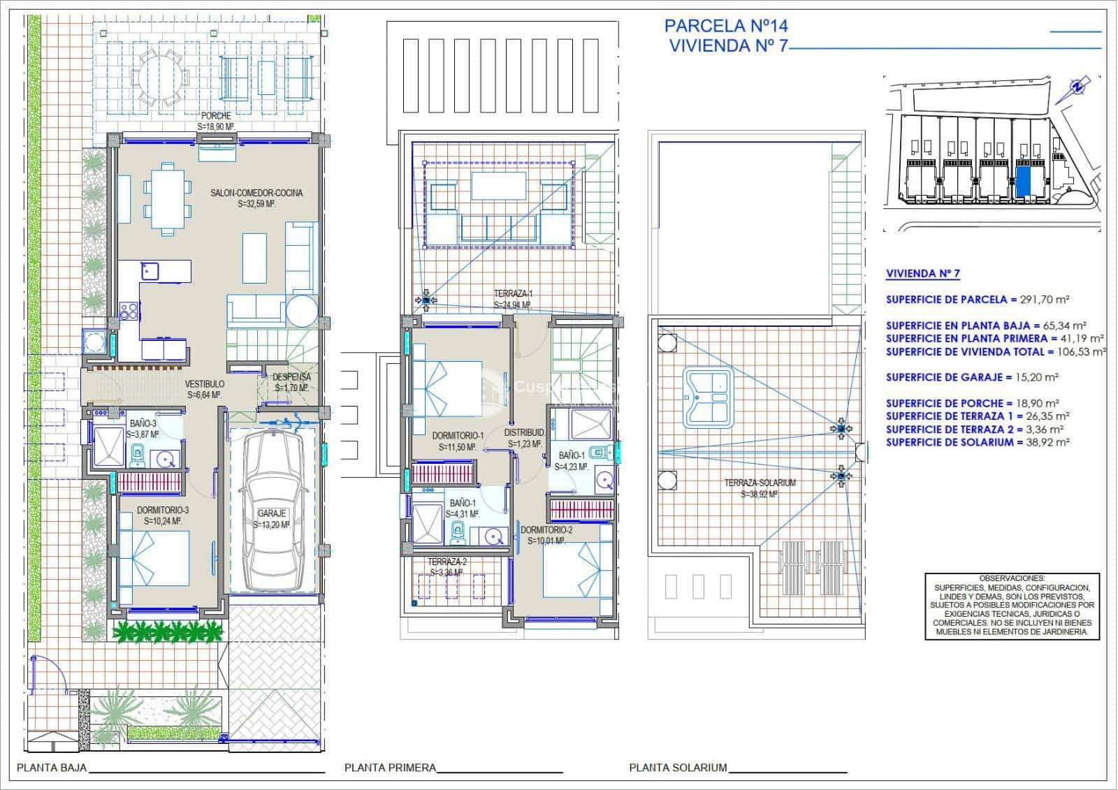 3 soveværelse Villa til salg i Los Alcazares med swimmingpool garage - € 1.390.000 (Ref: 8626210)