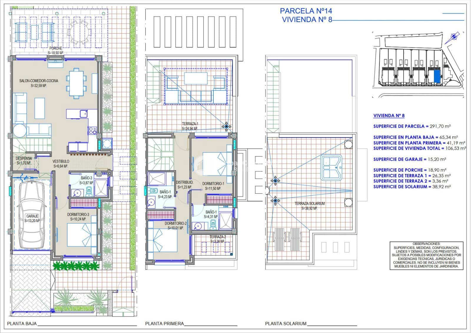 3 soveværelse Villa til salg i Los Alcazares med swimmingpool garage - € 1.390.000 (Ref: 8626210)