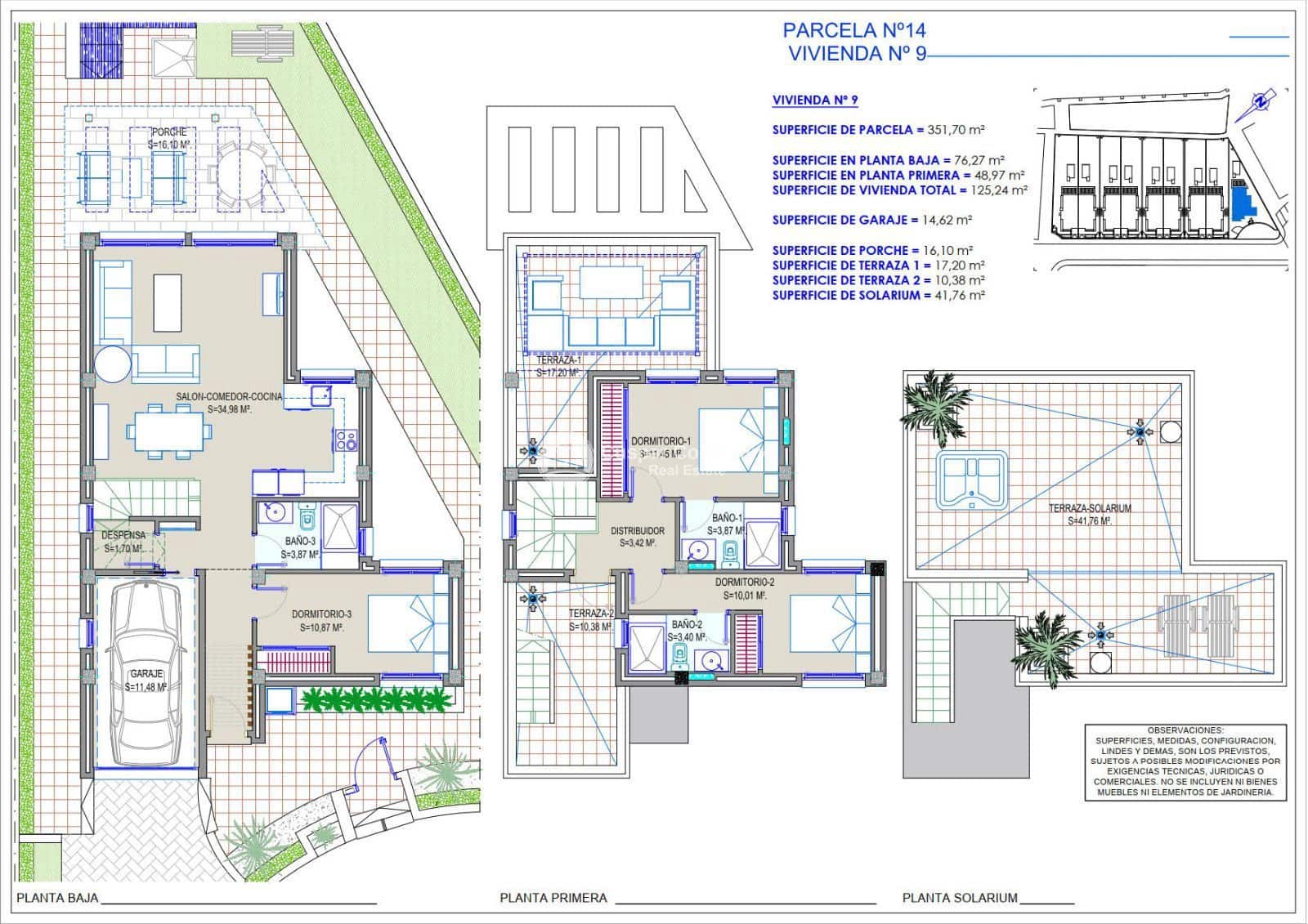 3 soveværelse Villa til salg i Los Alcazares med swimmingpool garage - € 1.390.000 (Ref: 8626210)