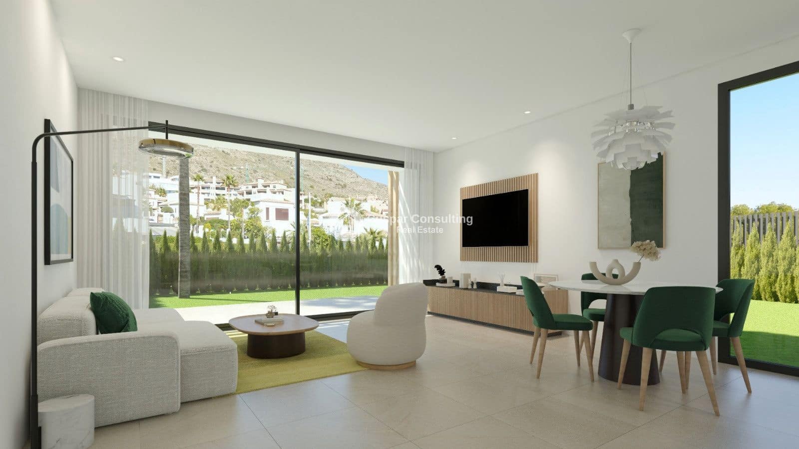 3 sypialnia Dom na sprzedaż w Finestrat z basenem garażem - 495 000 € (Ref: 8633965)