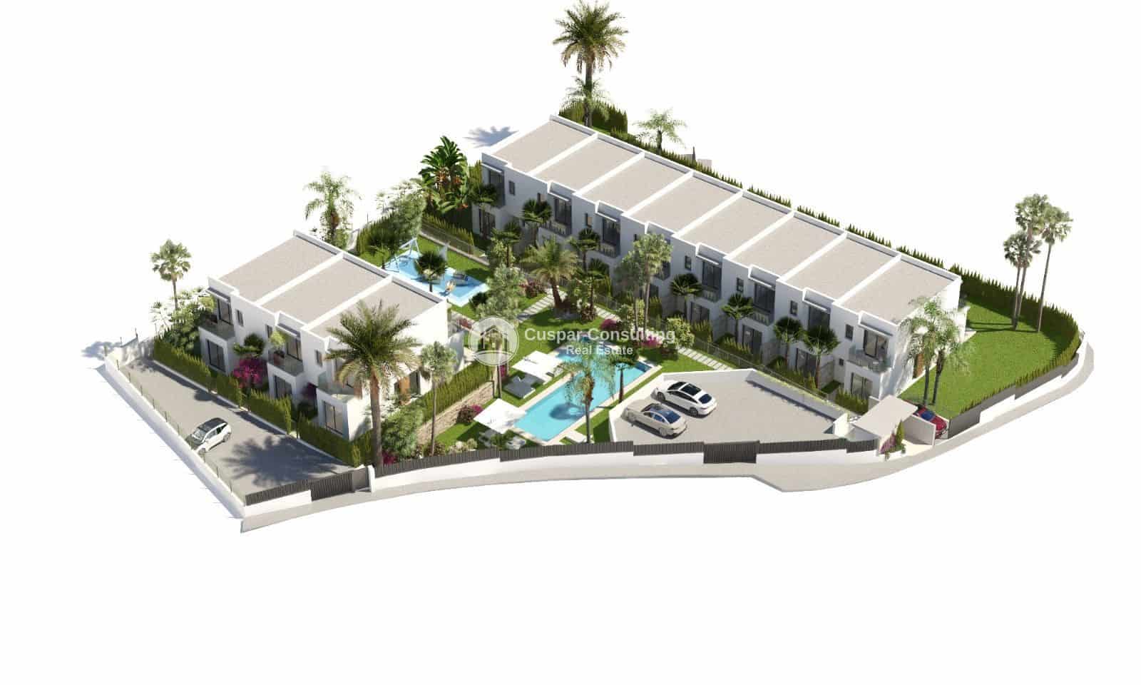 3 sypialnia Dom na sprzedaż w Finestrat z basenem garażem - 495 000 € (Ref: 8633965)