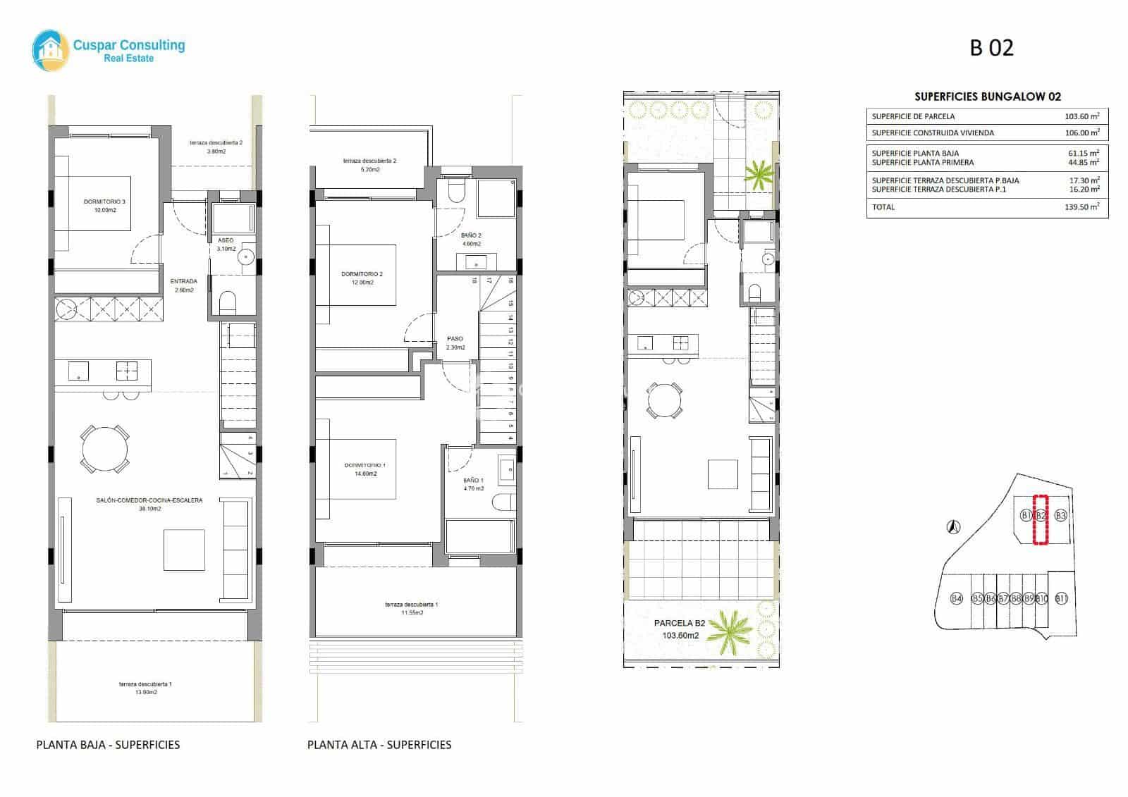 3 sypialnia Dom na sprzedaż w Finestrat z basenem garażem - 495 000 € (Ref: 8633965)