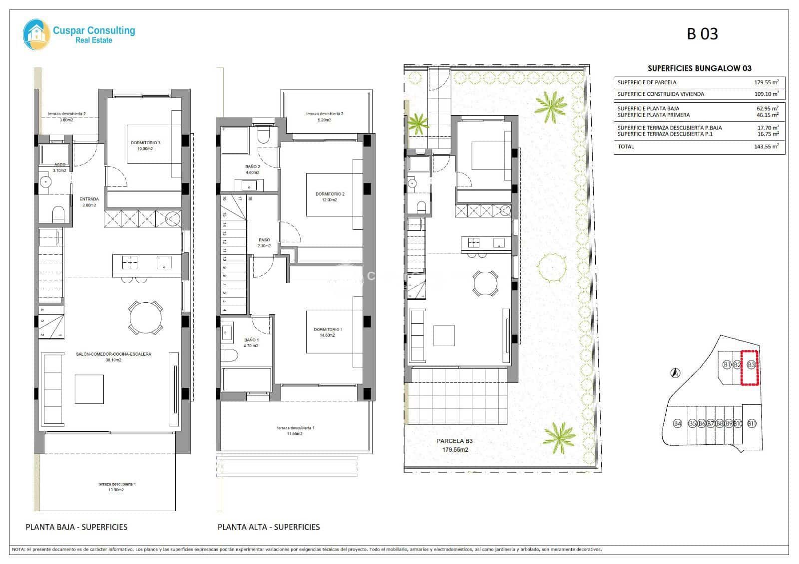 3 sypialnia Dom na sprzedaż w Finestrat z basenem garażem - 495 000 € (Ref: 8633965)