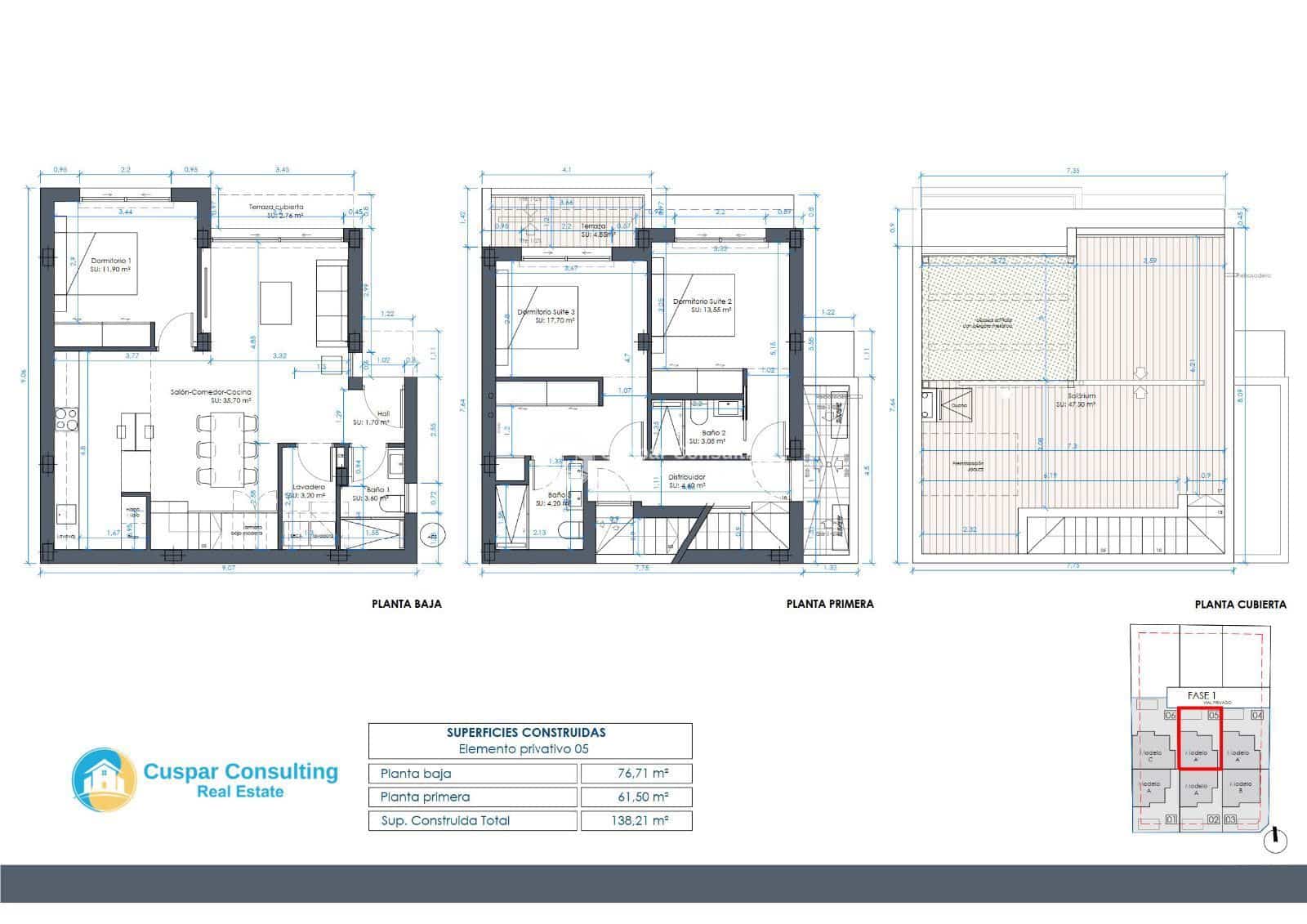 3 bedroom Villa for sale in Benijofar with pool garage - € 449,000 (Ref: 8644107)