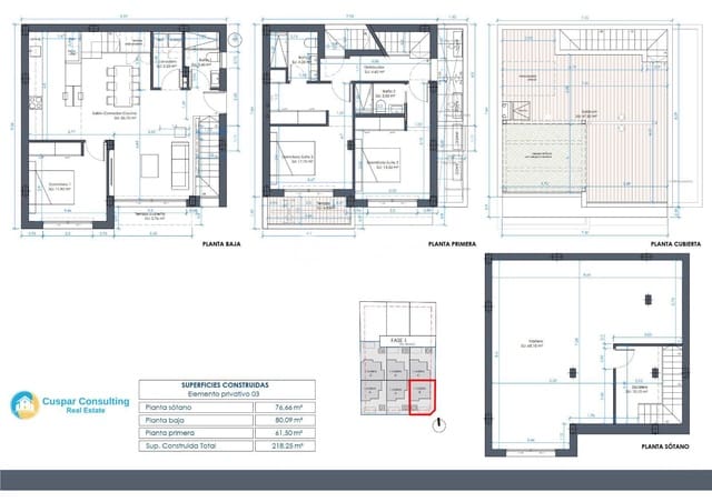 3 soveværelse Villa til salg i Benijófar med swimmingpool garage - € 449.000 (Ref: 8644107)