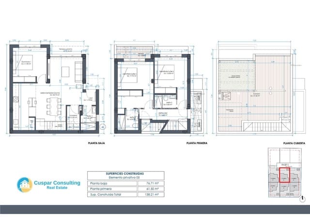 3 soveværelse Villa til salg i Benijófar med swimmingpool garage - € 449.000 (Ref: 8644107)