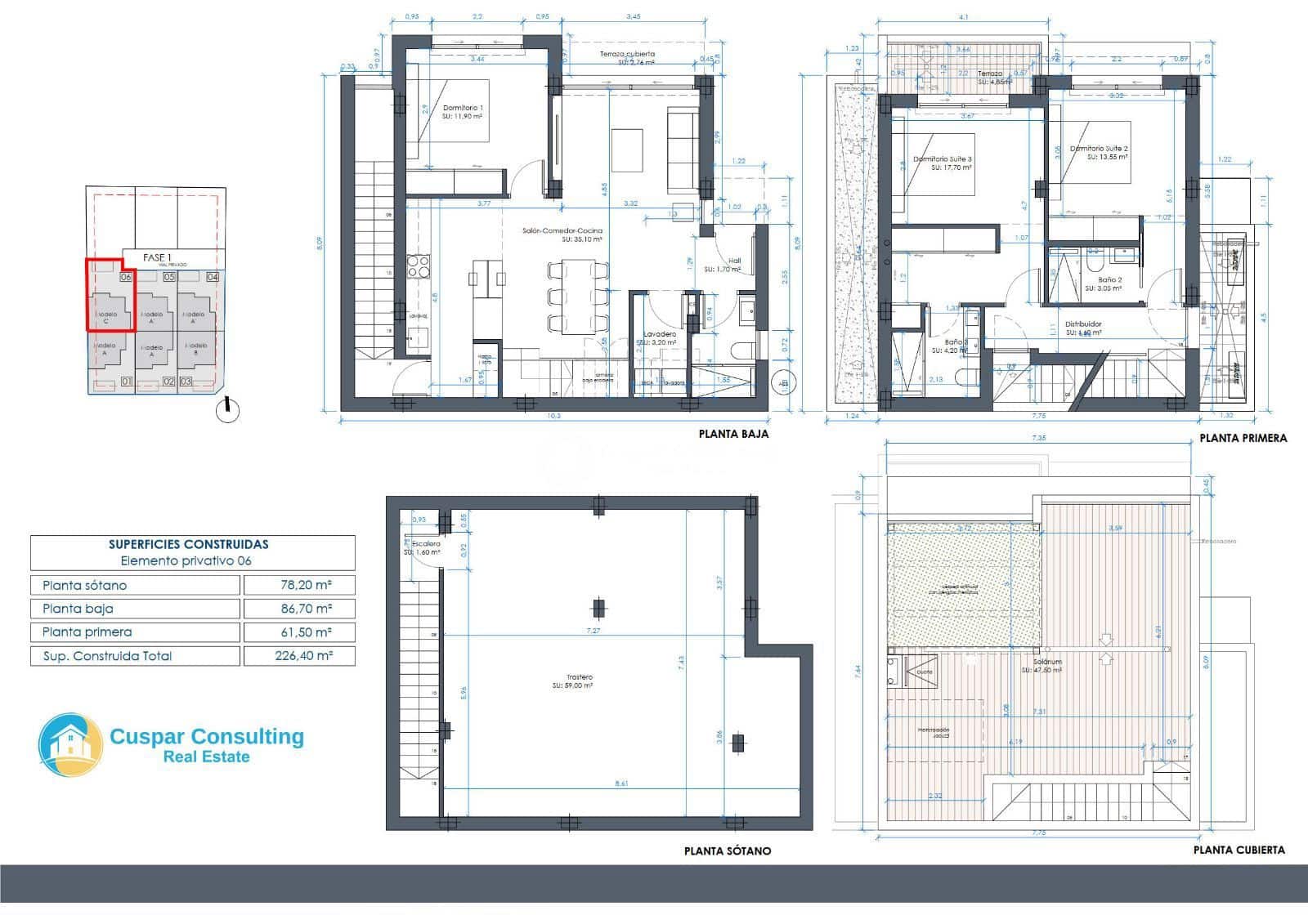 3 bedroom Villa for sale in Benijofar with pool garage - € 449,000 (Ref: 8644107)