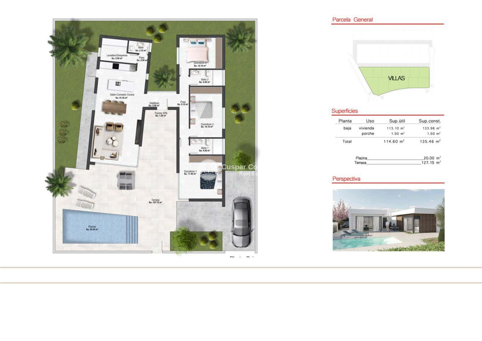 3 camera da letto Villa in vendita in Banos y Mendigo con piscina garage - 375.900 € (Rif: 8681738)