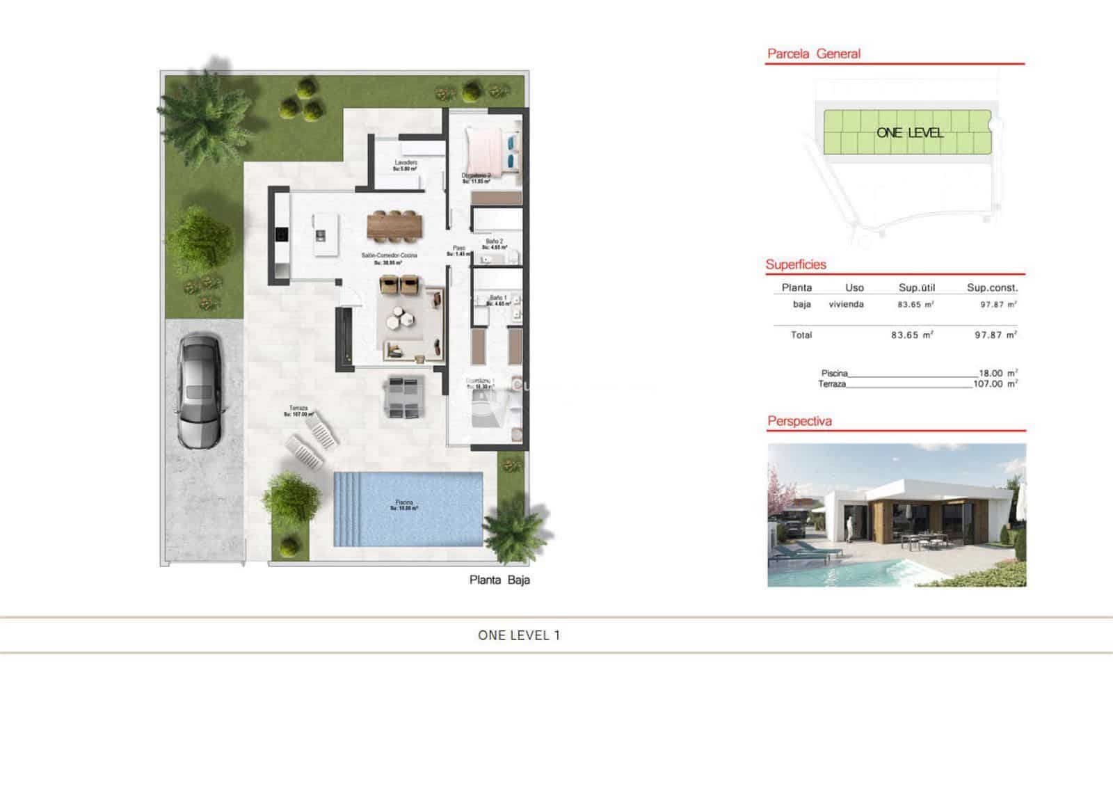 3 camera da letto Villa in vendita in Banos y Mendigo con piscina garage - 375.900 € (Rif: 8681738)