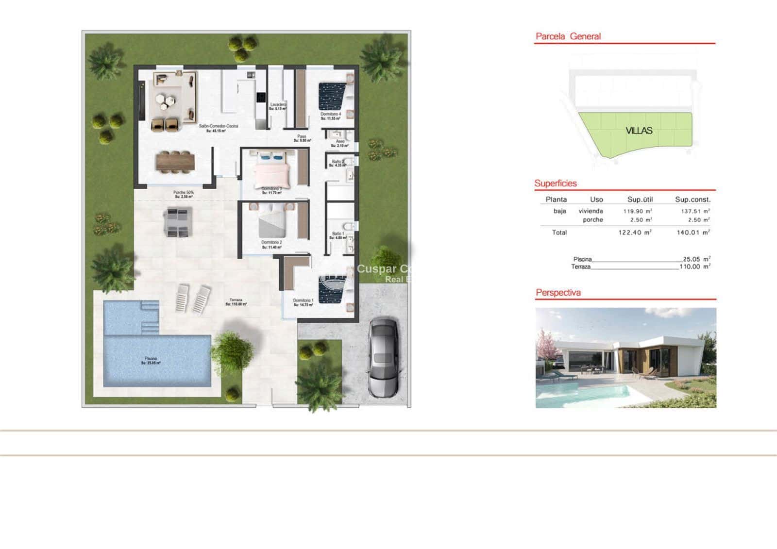 3 camera da letto Villa in vendita in Banos y Mendigo con piscina garage - 375.900 € (Rif: 8681738)