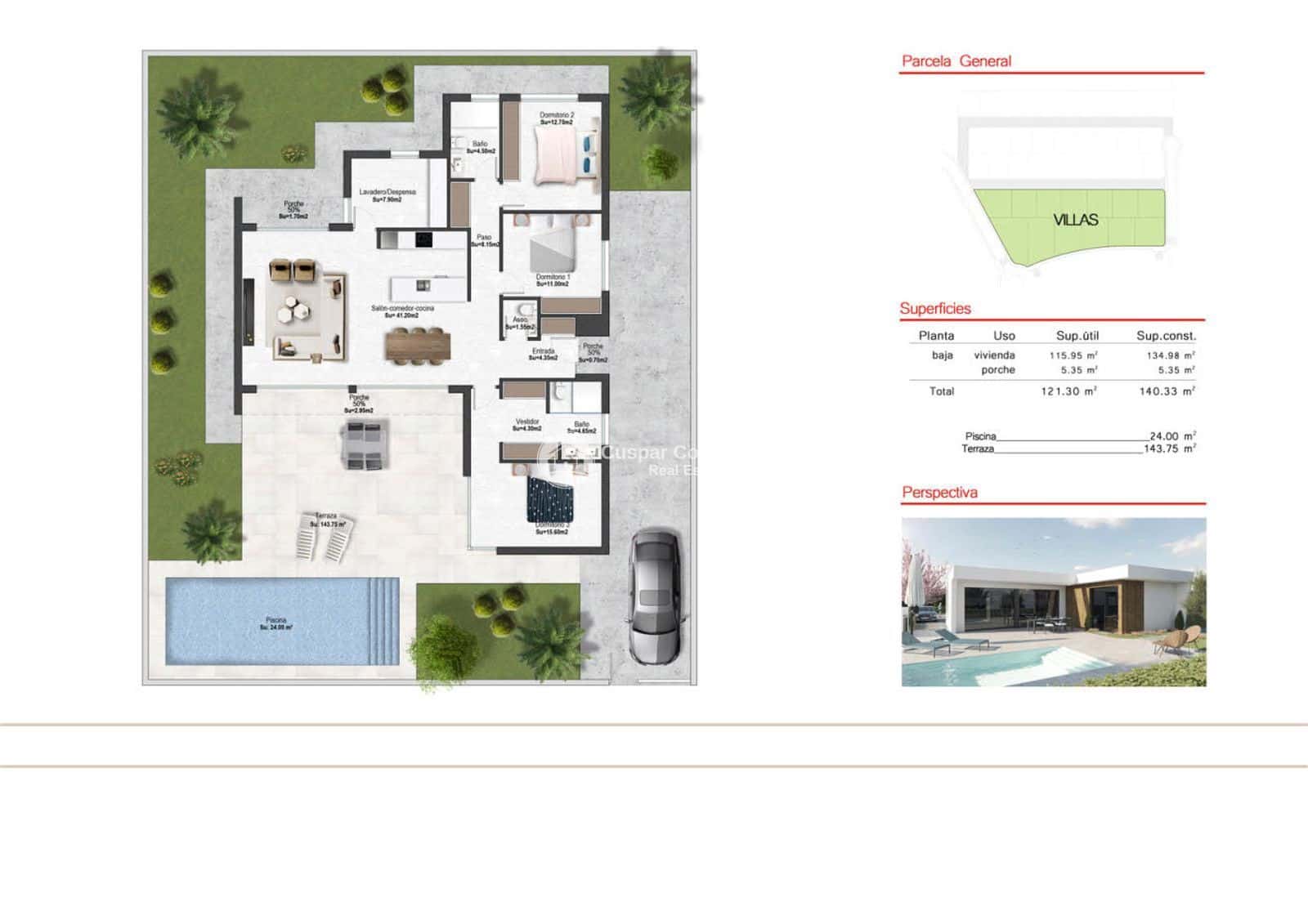 3 camera da letto Villa in vendita in Banos y Mendigo con piscina garage - 375.900 € (Rif: 8681738)