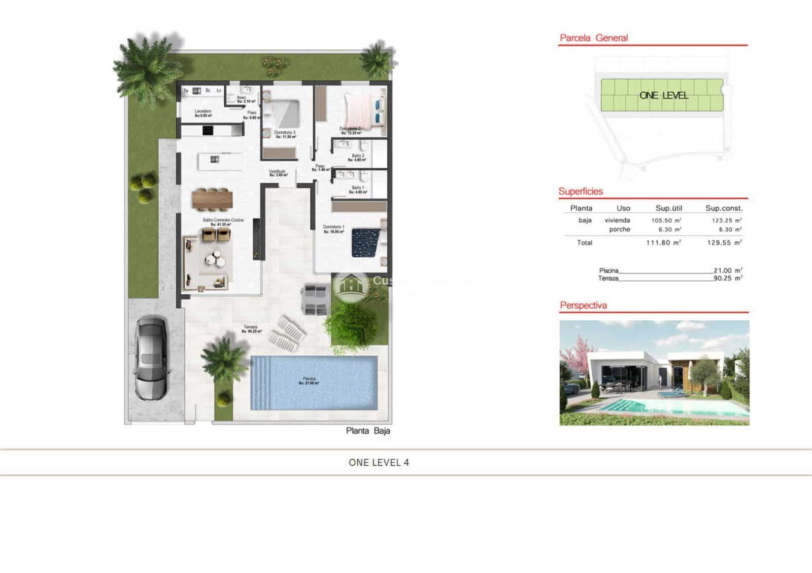 3 camera da letto Villa in vendita in Banos y Mendigo con piscina garage - 375.900 € (Rif: 8681738)