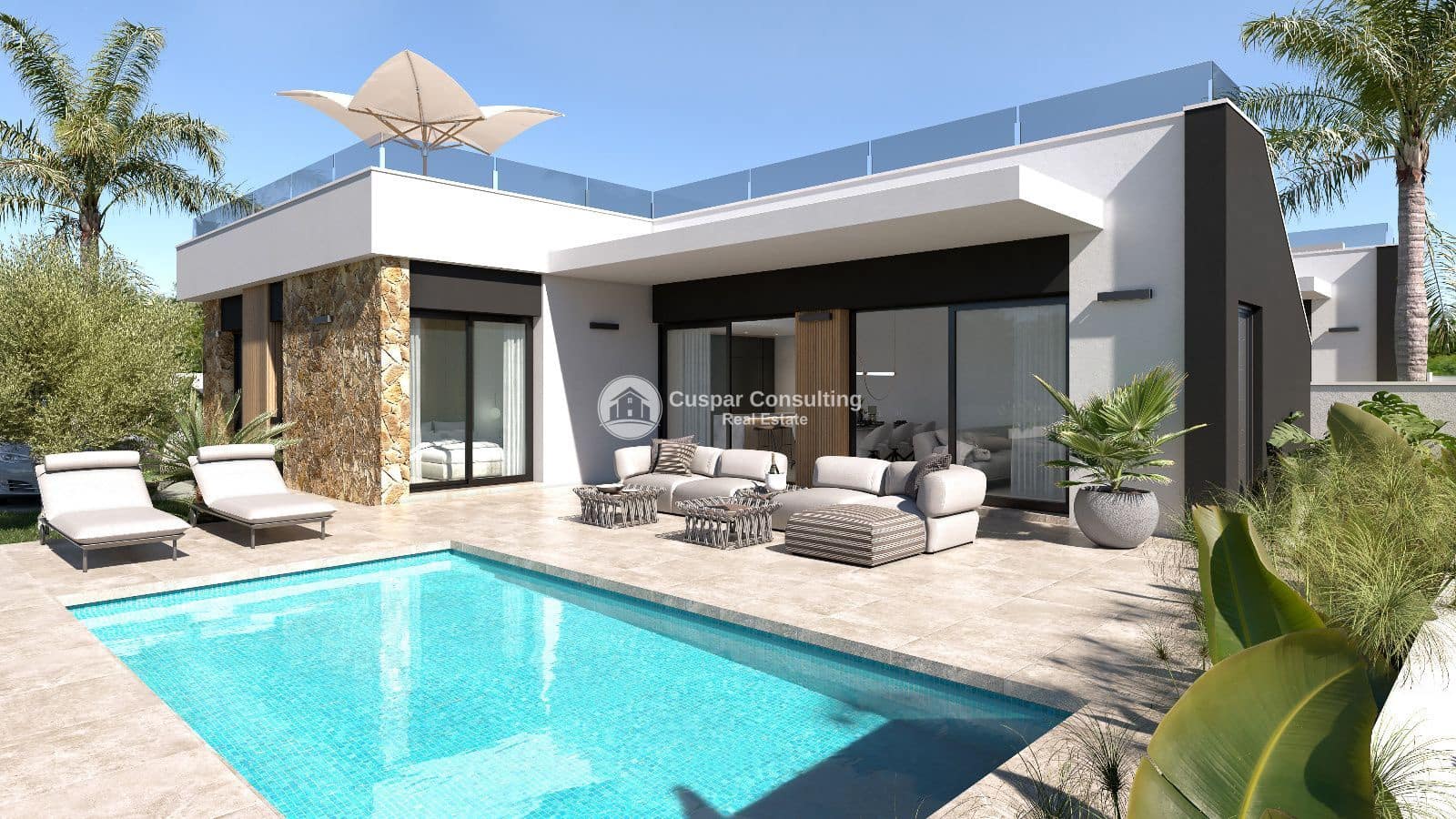 3 makuuhuone Huvila myytävänä paikassa Ciudad Quesada mukana uima-altaan 
autotalli - 496 000 € (Ref: 8728612)