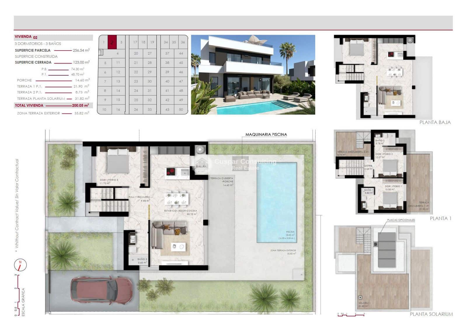 3 bedroom Villa for sale in Ciudad Quesada with pool garage - € 570,000 (Ref: 8728613)