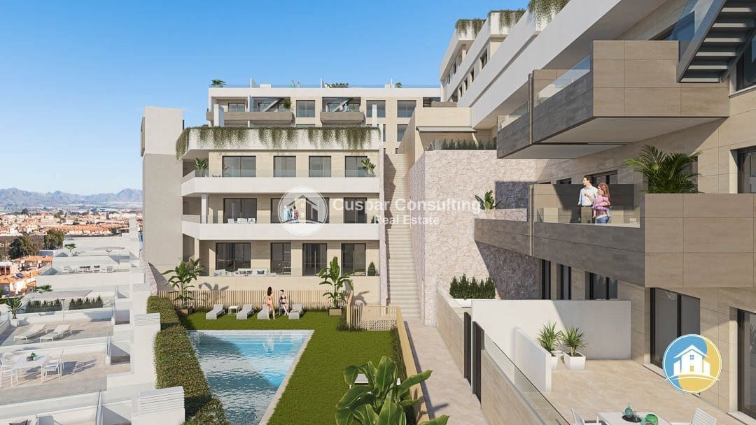 3 soveværelse Penthouse til salg i Aguilas med swimmingpool garage - € 288.000 (Ref: 8734902)