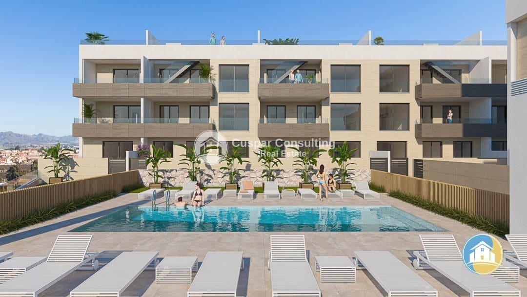 3 soveværelse Penthouse til salg i Aguilas med swimmingpool garage - € 288.000 (Ref: 8734902)