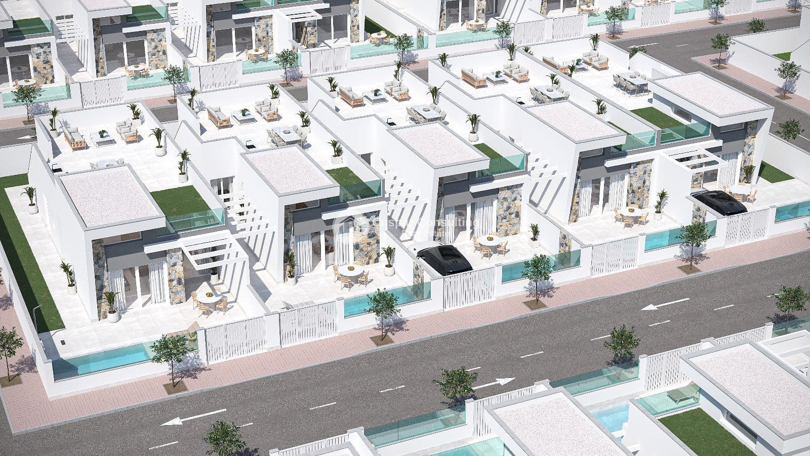 3 soveværelse Villa til salg i Los Alcazares med swimmingpool garage - € 369.000 (Ref: 8742851)