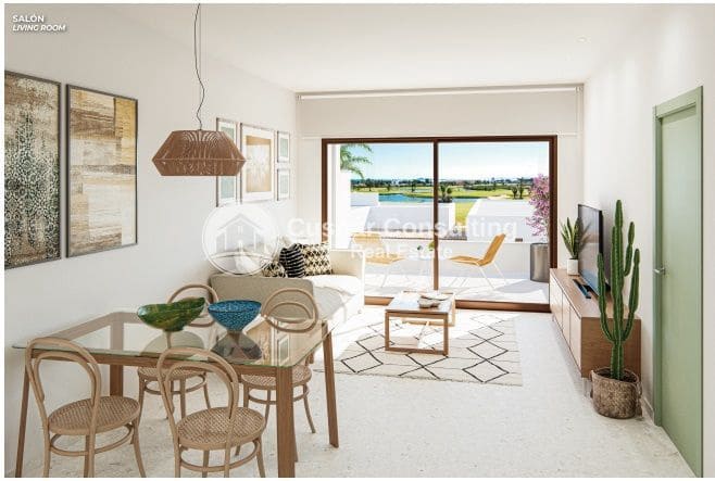 2 soveværelse Lejlighed til salg i Los Alcazares med swimmingpool garage - € 259.000 (Ref: 8751788)