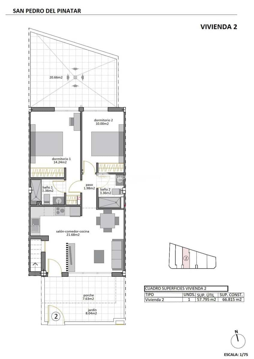 2 quarto Apartamento para venda em Los Cuarteros com piscina garagem - 249 950 € (Ref: 8765037)