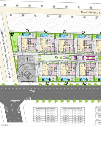 3 chambre Villa/Maison à vendre à Parque Acuático - Sector 25, Torrevieja avec piscine garage - 595 000 € (Ref: 8780703)