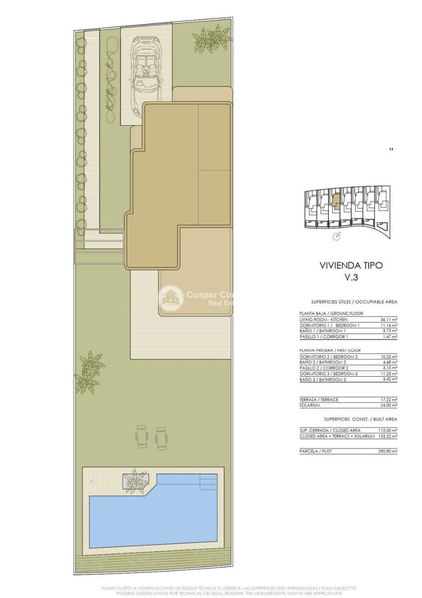3 soverom Villa til salgs i Pilar de la Horadada med svømmebasseng garasje - € 539 900 (Ref: 8810935)