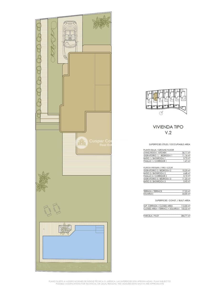3 soverom Villa til salgs i Pilar de la Horadada med svømmebasseng garasje - € 539 900 (Ref: 8810935)