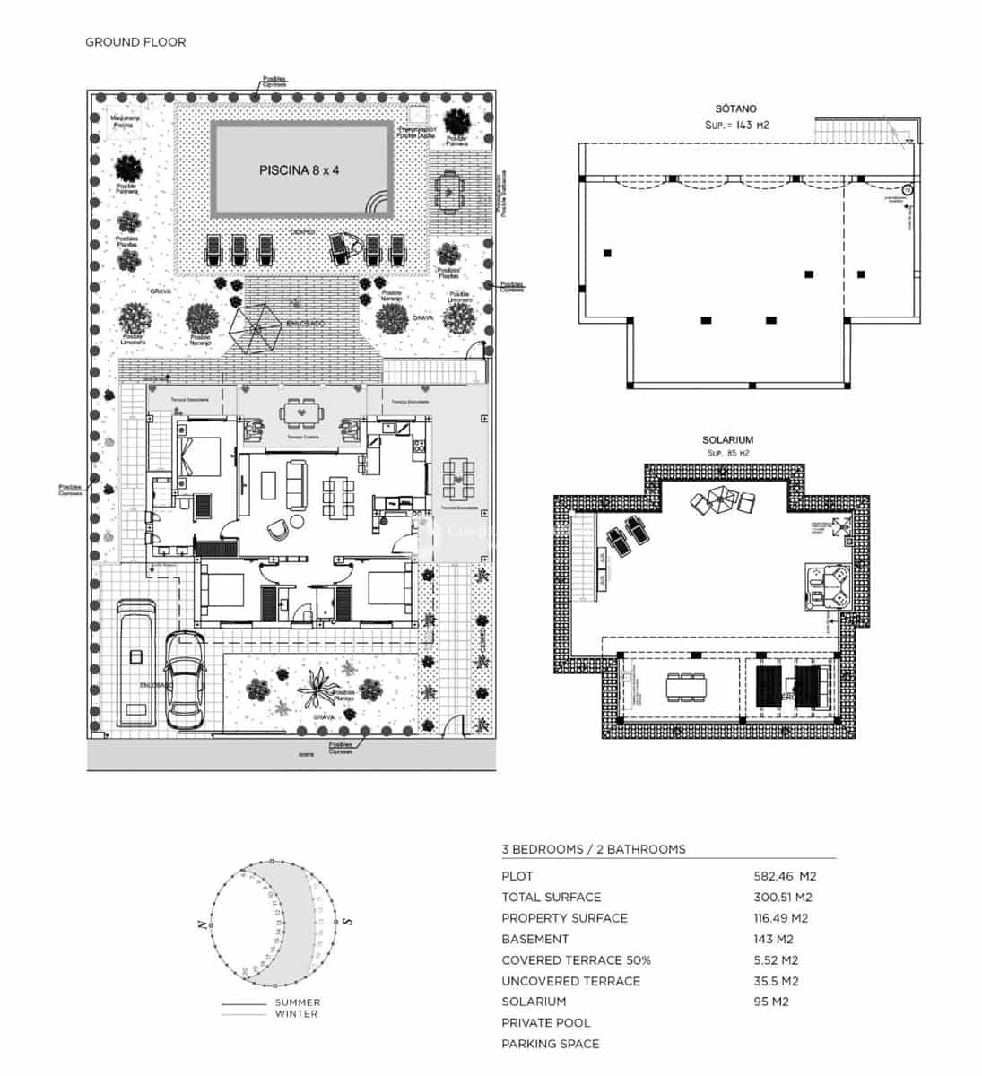 3 quarto Moradia para venda em Ciudad Quesada com piscina garagem - 773 560 € (Ref: 8811866)