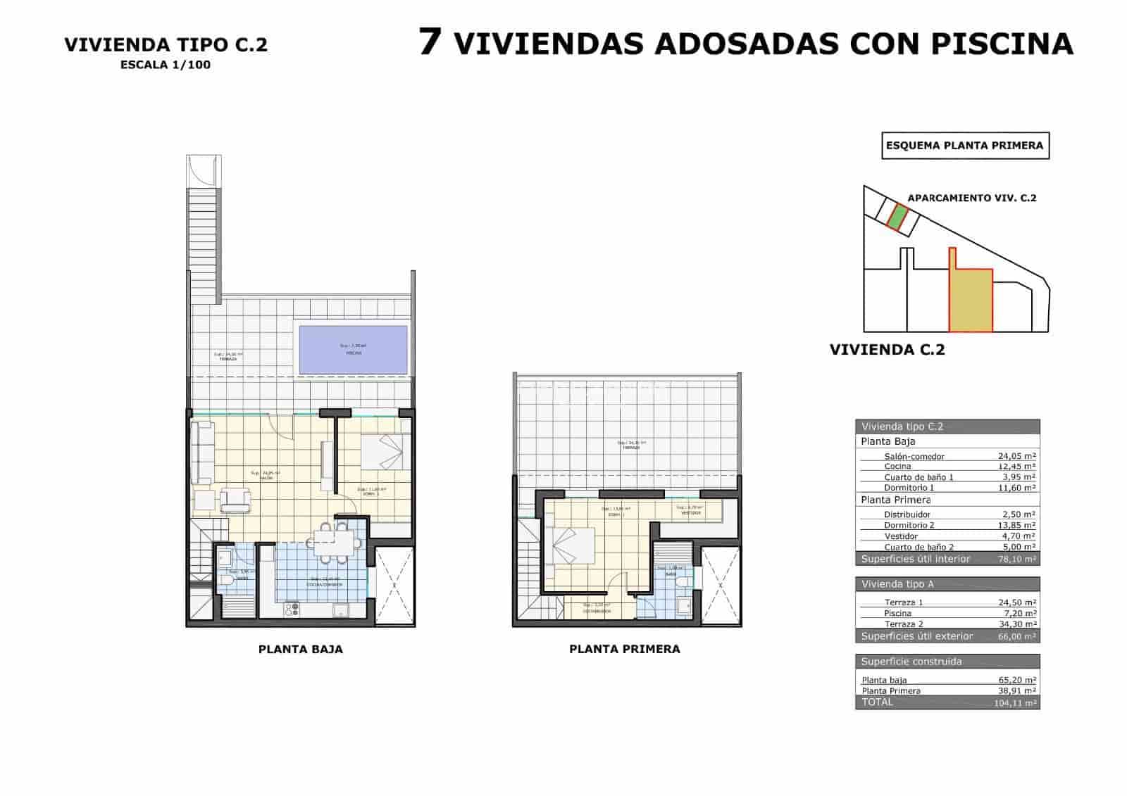 Piso de 3 habitaciones en Pilar de la Horadada en venta con piscina garaje - 299.900 € (Ref: 8811867)