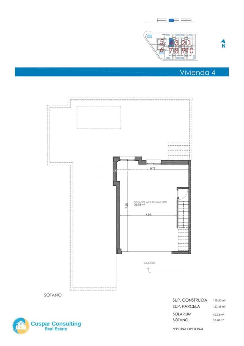 4 slaapkamer Huis te koop in Bigastro met zwembad garage - € 249.900 (Ref: 8844077)