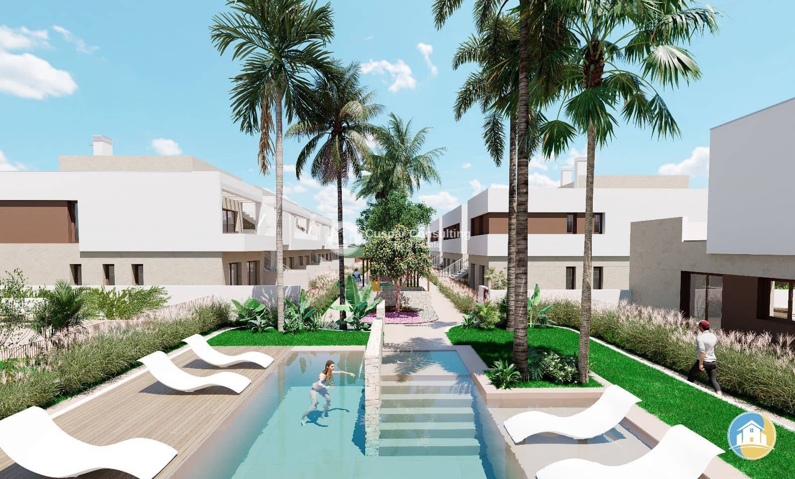 3 soveværelse Penthouse til salg i Los Alcazares med swimmingpool garage - € 350.000 (Ref: 8855431)