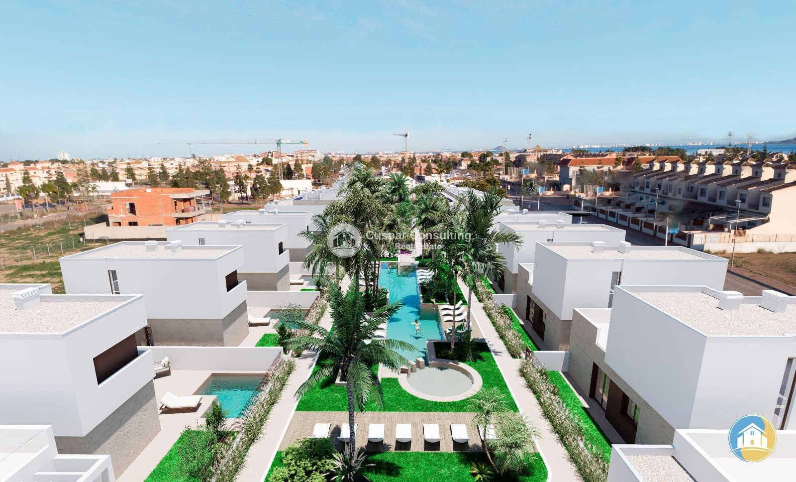 3 soveværelse Lejlighed til salg i Los Alcazares med swimmingpool garage - € 320.000 (Ref: 8855432)