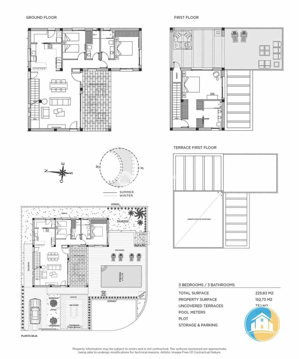3 bedroom Villa for sale in Ciudad Quesada with pool garage - € 869,555 (Ref: 8886910)