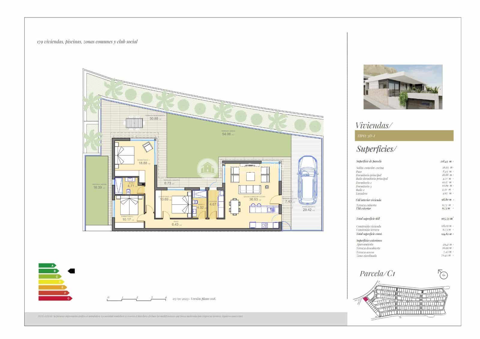 3 quarto Moradia para venda em Polop com piscina garagem - 470 000 € (Ref: 8892043)