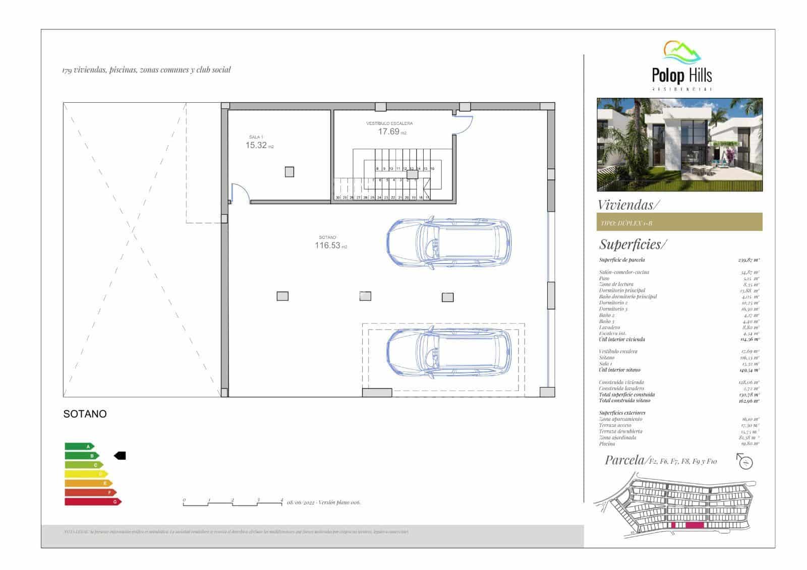 3 quarto Moradia para venda em Polop com piscina garagem - 470 000 € (Ref: 8892043)