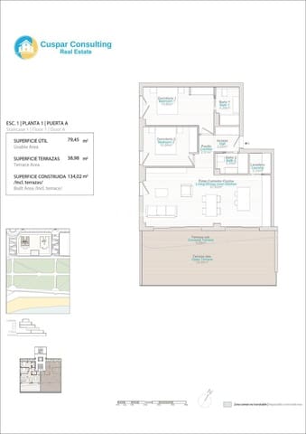 2 chambre Appartement à vendre à Centro Urbano, La Villajoyosa / Vila Joiosa avec piscine garage - 780 000 € (Ref: 8917553)