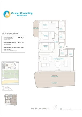 2 chambre Appartement à vendre à Centro Urbano, La Villajoyosa / Vila Joiosa avec piscine garage - 780 000 € (Ref: 8917553)
