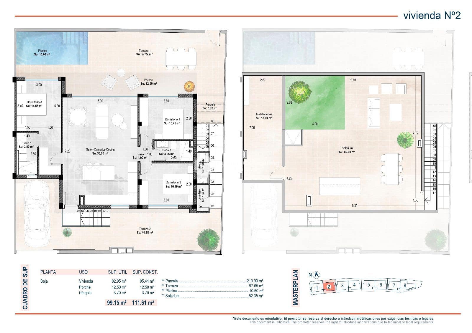 3 soveværelse Byhus til salg i Sucina med swimmingpool garage - € 352.900 (Ref: 8934885)