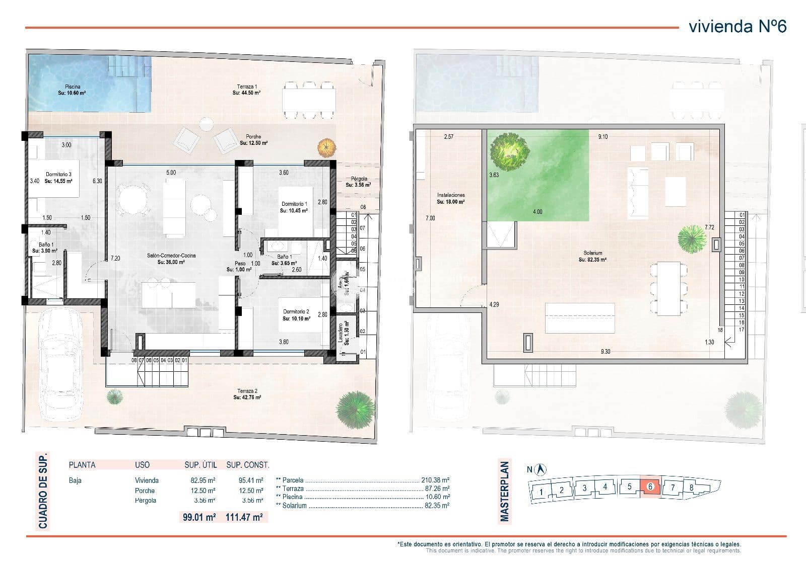 3 soveværelse Byhus til salg i Sucina med swimmingpool garage - € 352.900 (Ref: 8934885)
