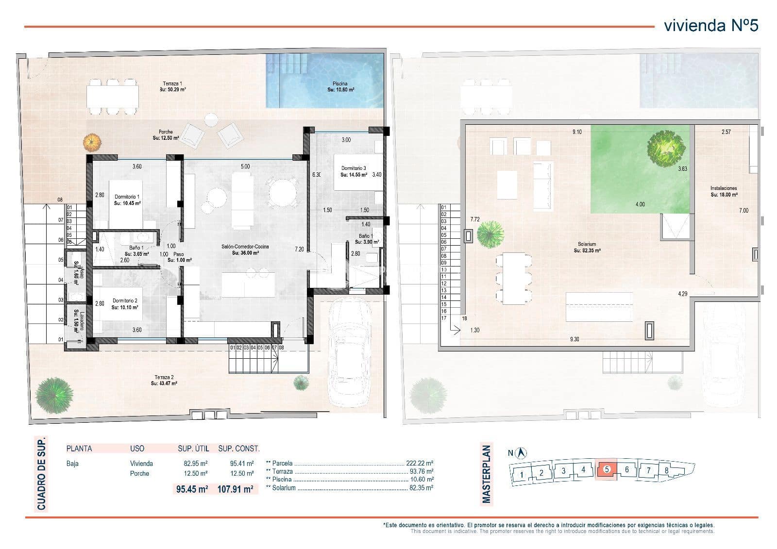 3 soveværelse Byhus til salg i Sucina med swimmingpool garage - € 352.900 (Ref: 8934885)
