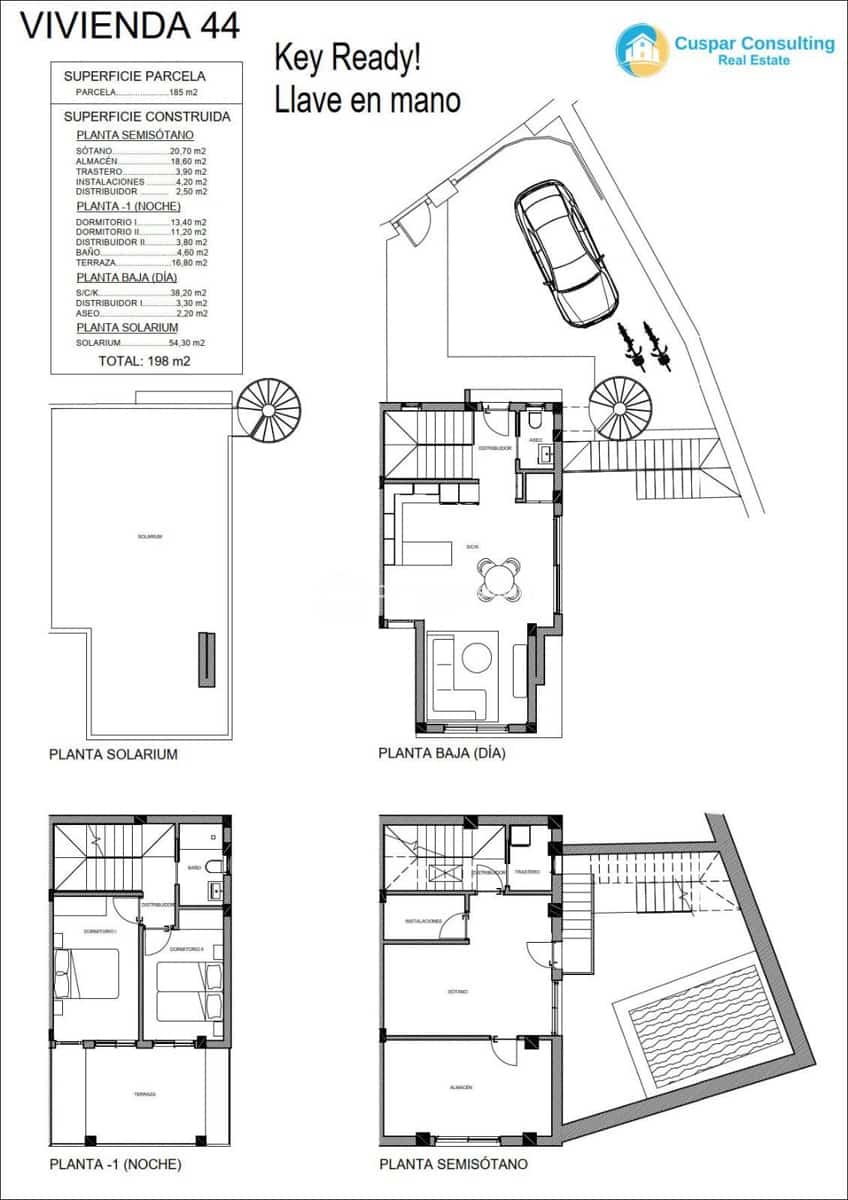 3 quarto Casa em Banda para venda em Algorfa com piscina garagem - 465 000 € (Ref: 8948488)