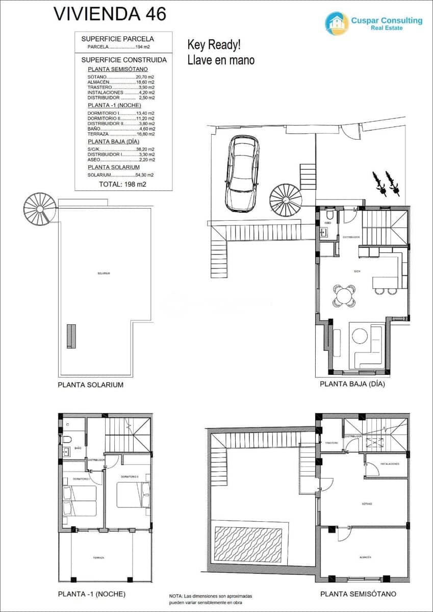 3 quarto Casa em Banda para venda em Algorfa com piscina garagem - 465 000 € (Ref: 8948488)