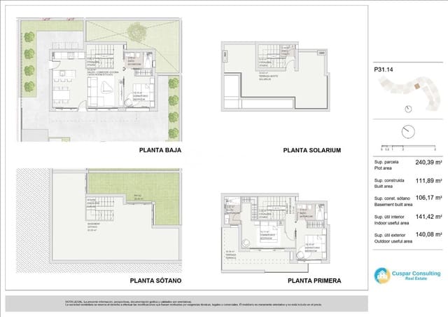 3 camera da letto Villa in vendita in Torre-Pacheco con piscina garage - 760.000 € (Rif: 8960724)