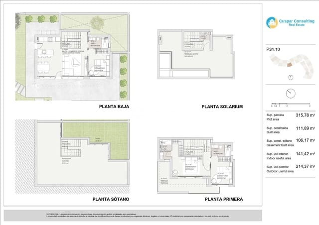 3 camera da letto Villa in vendita in Torre-Pacheco con piscina garage - 760.000 € (Rif: 8960724)