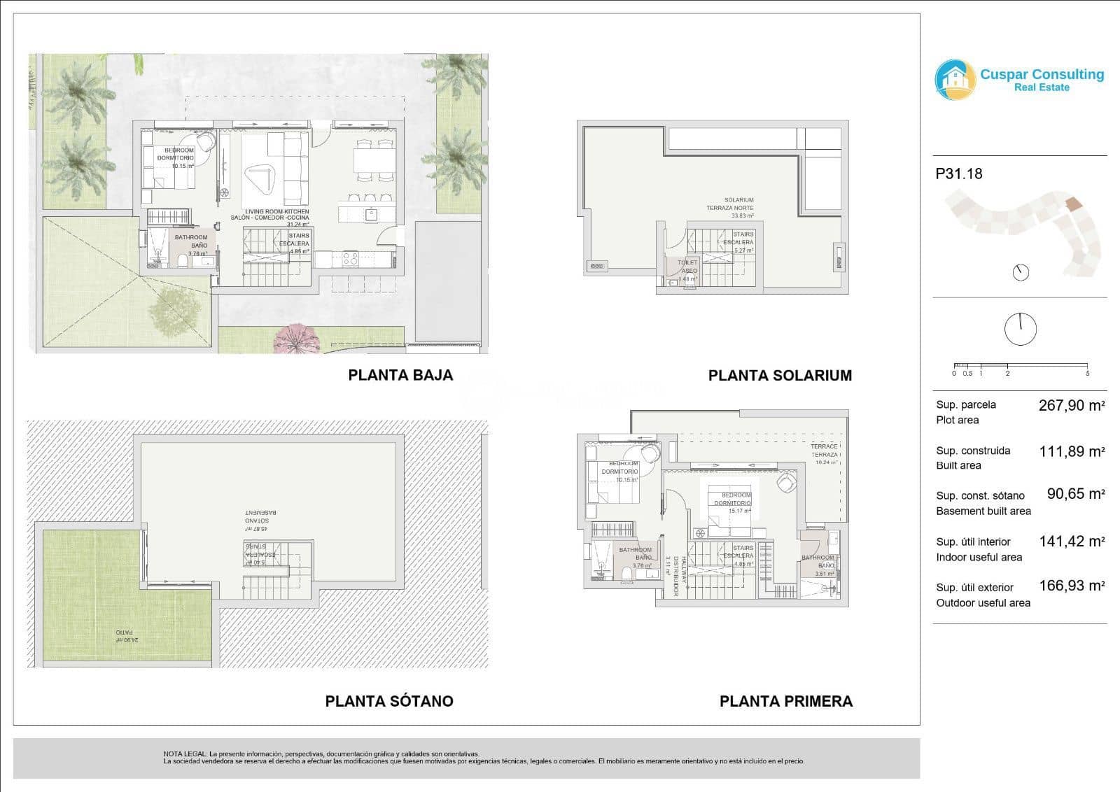 3 camera da letto Villa in vendita in Torre-Pacheco con piscina garage - 760.000 € (Rif: 8960724)
