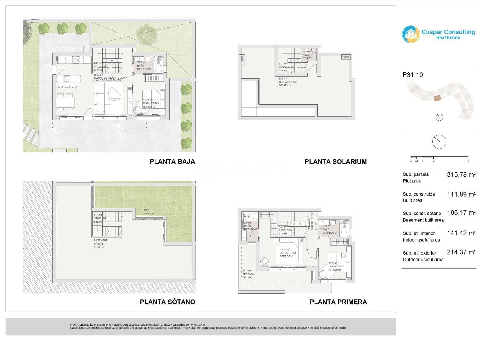 3 bedroom Villa for sale in Torre-Pacheco with pool garage - € 760,000 (Ref: 8960725)
